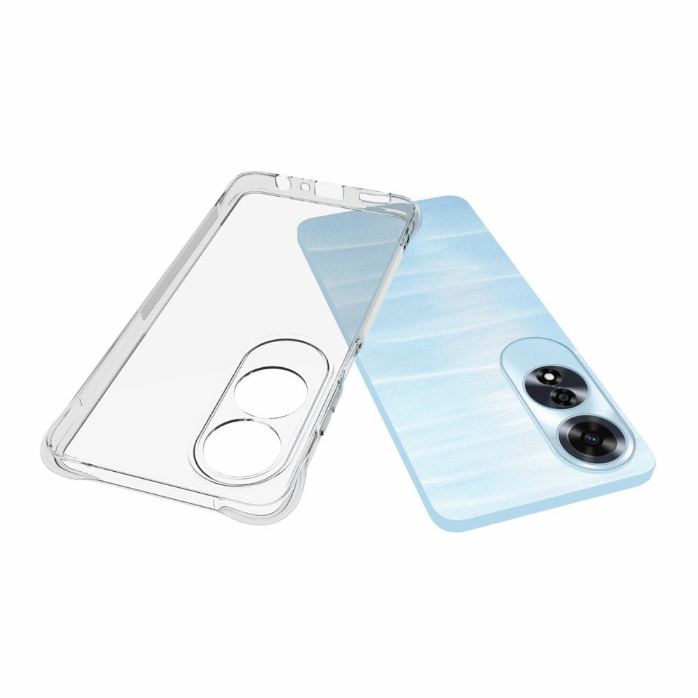 Oppo A60 - EIDERWOOD Fleksibelt Plastik Cover - Gennemsigtig