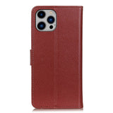 EIDERWOOD iPhone 16 Pro Max Leather Flip Cover m. Veske - Brun