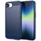 EIDERWOOD iPhone 16e Brushed Carbon Bagside Cover - Blå