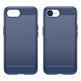 EIDERWOOD iPhone 16e Brushed Carbon Bagside Cover - Blå
