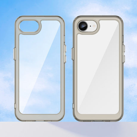 EIDERWOOD iPhone 16e Hybrid Plastic Bakdeksel - Gjennomsiktig / Grå