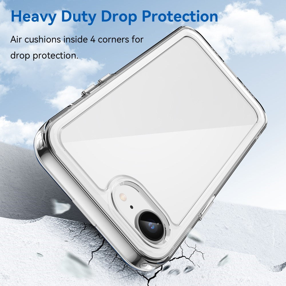 EIDERWOOD iPhone 16e Hybrid Plastic Bakdeksel - Gjennomsiktig