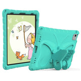 EIDERWOOD iPad Air 11" (2025 / 2024) Butterfly Kickstand Kids Cover m. skulderstropp - Mintgrønn