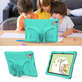 EIDERWOOD iPad Air 11" (2025 / 2024) Butterfly Kickstand Kids Cover m. skulderstropp - Mintgrønn