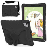 EIDERWOOD iPad Air 11" (2025 / 2024) Butterfly Kickstand Kids Cover m. skulderstropp - svart