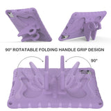 EIDERWOOD iPad Air 11" (2025 / 2024) Butterfly Kickstand Kids Cover m. skulderstropp - lilla