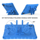 EIDERWOOD iPad Pro 11" (2025 / 2024) Butterfly Kickstand Børne Cover m. Skulderstrop - Blå