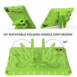 EIDERWOOD iPad Pro 11" (2025 / 2024) Butterfly Kickstand Børne Cover m. Skulderstrop - Grøn