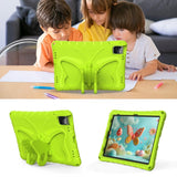 EIDERWOOD iPad Air (2025 / 2024) / Pro 13" (2024) / Pro 12.9" (2022-2018) Butterfly Kickstand barnedeksel m. Skulderstropp - Grønn