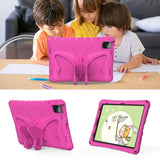 EIDERWOOD iPad Air (2025 / 2024) / Pro 13" (2024) / Pro 12.9" (2022-2018) Butterfly Kickstand barnedeksel m. Skulderstropp - Rosa