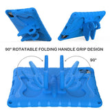 EIDERWOOD iPad Air (2025 / 2024) / Pro 13" (2024) / Pro 12.9" (2022-2018) Butterfly Kickstand barnedeksel m. Skulderstropp - Blå