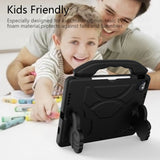 EIDERWOOD iPad Air (2025 / 2024) / Pro 13" (2025 / 2024) / Pro 12.9" (2022-2018) Børne Cover - Thumb Kickstand Bagside Cover - Sort