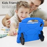 EIDERWOOD iPad Air (2025 / 2024) / Pro 13" (2024) / Pro 12.9" (2022-2018) Barnetui - Tommelstøtte bakdeksel - blå