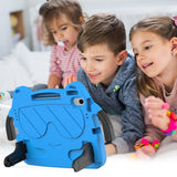 EIDERWOOD iPad Air 11" (2025 / 2024) Barnedeksel - Smiley - Stativ og håndtak - Blå