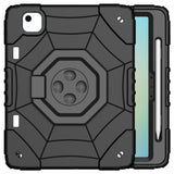 EIDERWOOD iPad Air 11" (2025 / 2024) Børne Bagside Cover m. Kickstand & Håndtag - Sort