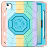 EIDERWOOD iPad Air 11" (2025 / 2024) Bakdeksel for barn m. Stativ og håndtak - Rainbow