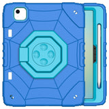 EIDERWOOD iPad Air 11" (2025 / 2024) Bakdeksel for barn med støtte og håndtak - blå