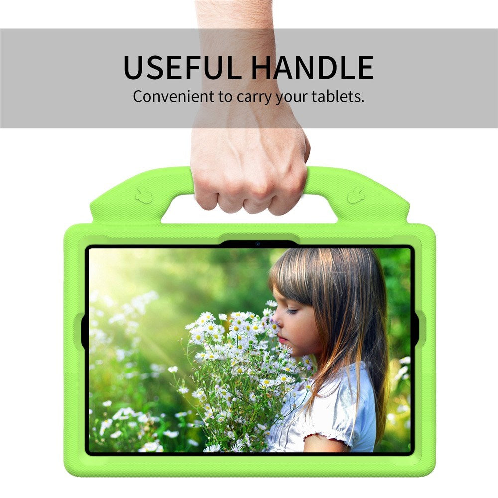 Samsung Galaxy Tab A11+ (Plus) / A9+ (Plus) EIDERWOOD Børnecover m. Ståfunktion - Grøn