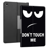 EIDERWOOD Lenovo Tab Plus 11,5" vegansk skinndeksel - mønster - "Don't Touch Me"