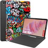 EIDERWOOD Lenovo Tab Plus 11,5" vegansk skinndeksel - mønster - graffiti