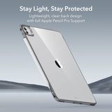 iPad Pro 13" (2024) ESR Hybrid-deksel - Gjennomsiktig / svart