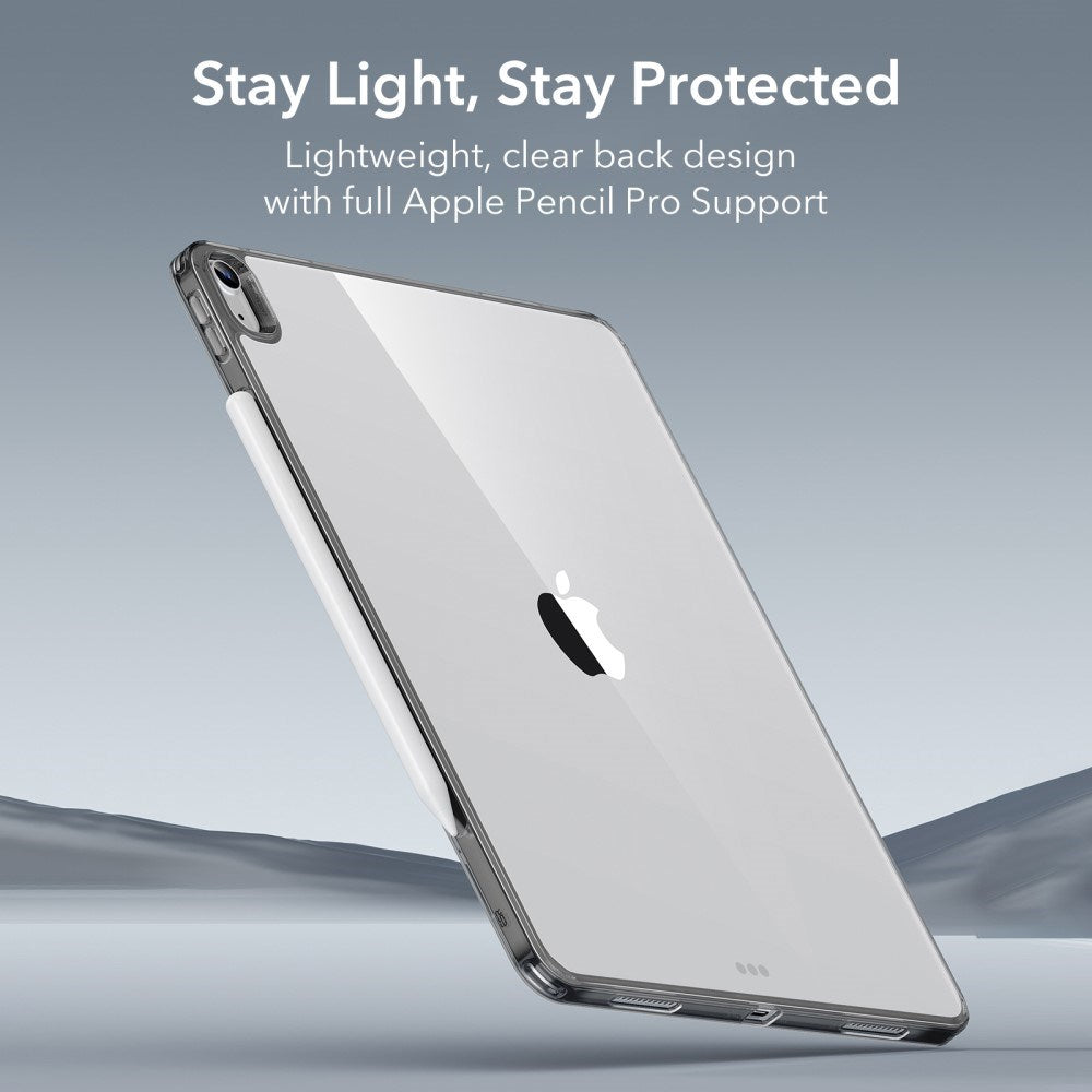 iPad Air 13" (2025 / 2024) ESR Hybrid-deksel - gjennomsiktig / svart