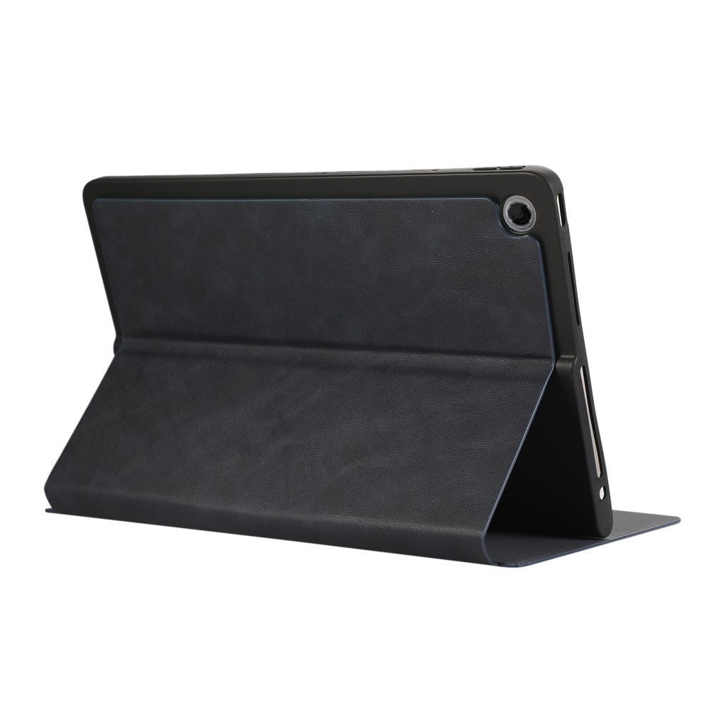 EIDERWOOD Lenovo Tab Plus 11.5" Vegansk Læder Cover - Ståfunktion - Blå