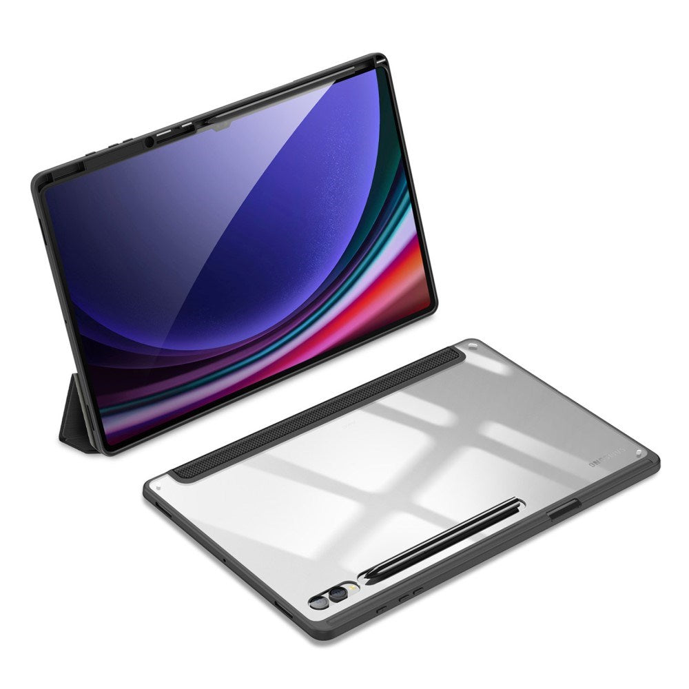 Samsung Galaxy Tab S10 Ultra støtsikkert flipdeksel m. Penneholder - DUX DUCIS TOBY Series - Sort
