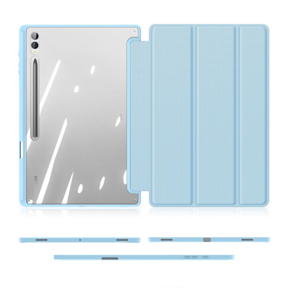 Samsung Galaxy Tab S10 Ultra støtsikkert flipdeksel m. Penneholder - DUX DUCIS TOBY Series - Blå