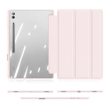 Samsung Galaxy Tab S10 Ultra støtsikkert flipdeksel m. Penneholder - DUX DUCIS TOBY Series - Rosa