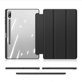 Samsung Galaxy Tab S10 Plus støtsikkert flipdeksel m. Penneholder - DUX DUCIS TOBY Series - Svart