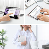 Samsung Galaxy Tab S10 Plus støtsikkert flipdeksel m. Penneholder - DUX DUCIS TOBY Series - Rosa