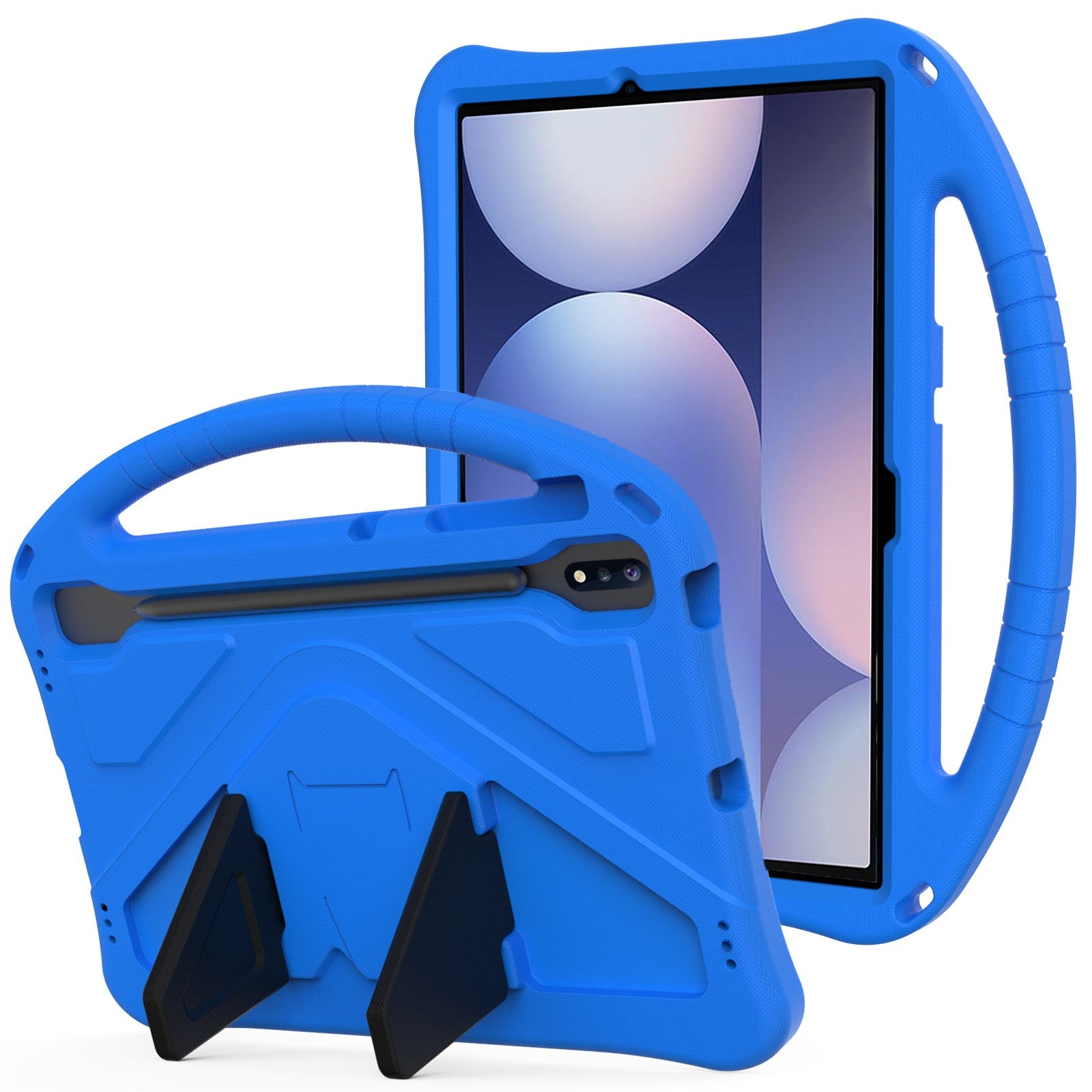 EIDERWOOD Barnevennlig deksel til Samsung Galaxy Tab S10+ med Kickstand - Blå