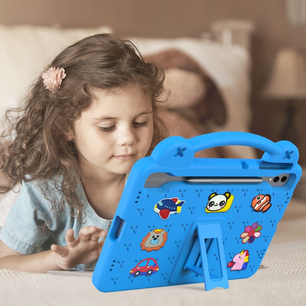 Samsung Galaxy Tab S10+ barnedeksel – Slitesterk og støtdempende design – blå