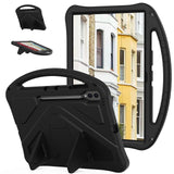 EIDERWOOD Barnevennlig deksel til Samsung Galaxy Tab S10 Ultra med støtte - svart