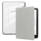 EIDERWOOD Amazon Kindle Paperwhite (2024) Deksel i imitert skinn - gjennomsiktig / grå