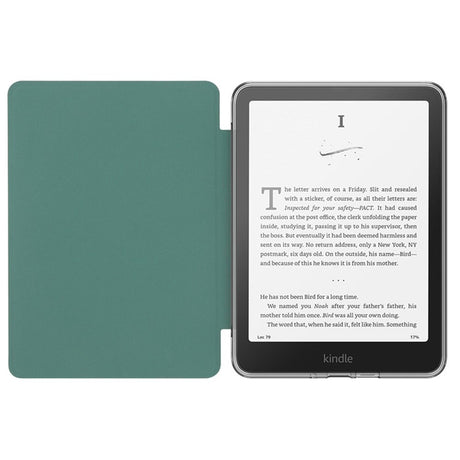 EIDERWOOD Amazon Kindle Paperwhite (2024) Deksel i imitert skinn - gjennomsiktig / rosa