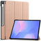 Samsung Galaxy Tab S10 FE+ (Plus) - EIDERWOOD Kunstlæder Flip Cover m. Ståfunktion & Pencil Holder - Rose Gold