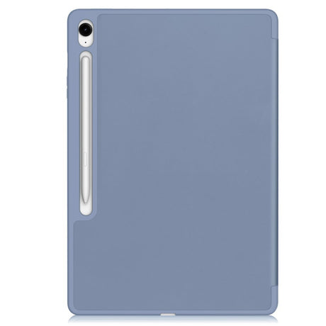 EIDERWOOD Samsung Galaxy Tab S10 FE+ (Plus) Tri-Fold Kunstlæder Tablet Cover m. Stylus Pen Holder - Lavendel