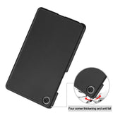EIDERWOOD Lenovo Tab One 8.7" Kunstlæder Flip Cover - Sort