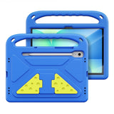 DUX DUCIS Samsung Galaxy Tab S10 Lite / S10 FE / S9 FE / S9 / S8 / S7 EVA Tablet Børnecover - Ståfunktion & Stylus Pen-Holder - Blå