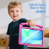 DUX DUCIS Samsung Galaxy Tab S10 Lite / S10 FE / S9 FE / S9 / S8 / S7 EVA Tablet Børnecover - Ståfunktion & Stylus Pen-Holder - Pink