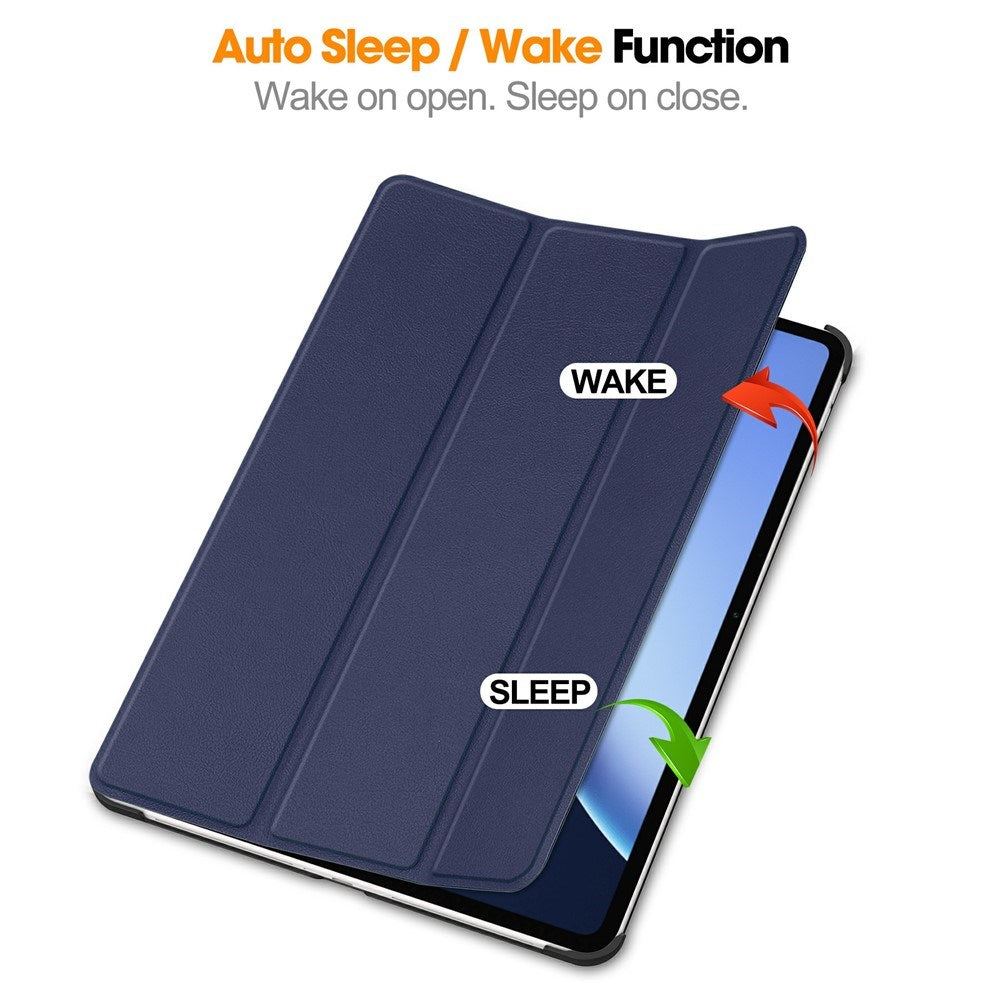 EIDERWOOD OnePlus Pad 3 Kunstlæder Flip Cover - Blå