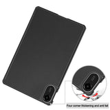 EIDERWOOD Xiaomi Redmi Pad 2 Kunstlæder Flip Tablet Cover - Sort
