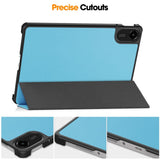 EIDERWOOD Xiaomi Redmi Pad 2 Kunstlæder Flip Tablet Cover - Lyseblå