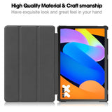 EIDERWOOD Lenovo Idea Tab 11 Kunstlæder Flip Tablet Cover - Blå