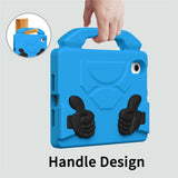 iPad Mini (2024 / 2021) - EIDERWOOD Børne Cover m. Thumb Kickstand - Blå