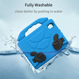 iPad Mini (2024 / 2021) - EIDERWOOD Børne Cover m. Thumb Kickstand - Blå