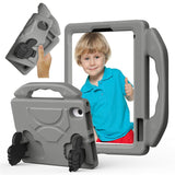 iPad Mini (2024 / 2021) - EIDERWOOD Børne Cover m. Thumb Kickstand - Grå