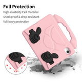 iPad Mini (2024 / 2021) - EIDERWOOD Børne Cover m. Thumb Kickstand - Lyserød